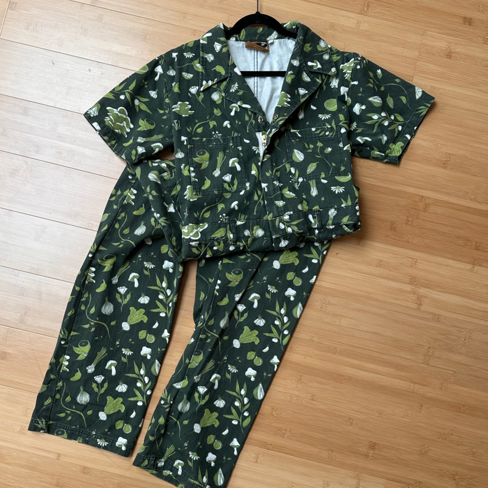 Big Bud Press Green Floral Jumpsuit - Picture 6 of 10